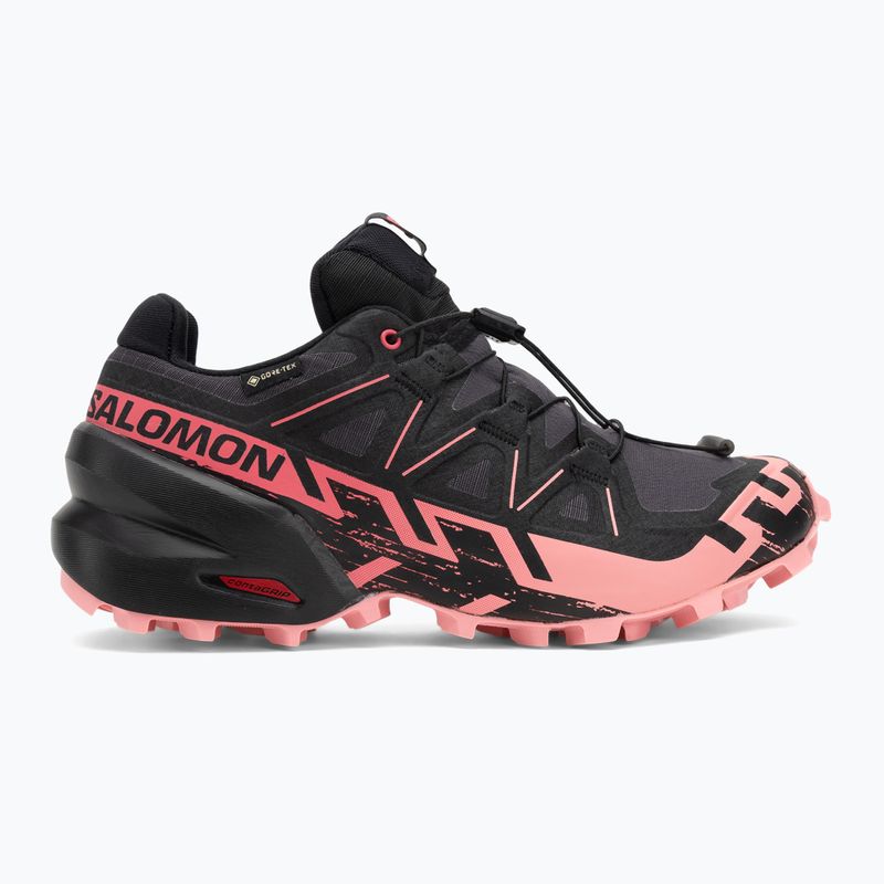 Női futócipő Salomon Speedcross 6 GTX nine iron/fekete/flamingó rózsaszín 2