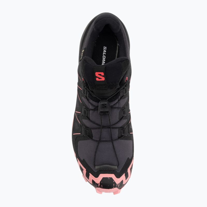 Női futócipő Salomon Speedcross 6 GTX nine iron/fekete/flamingó rózsaszín 5