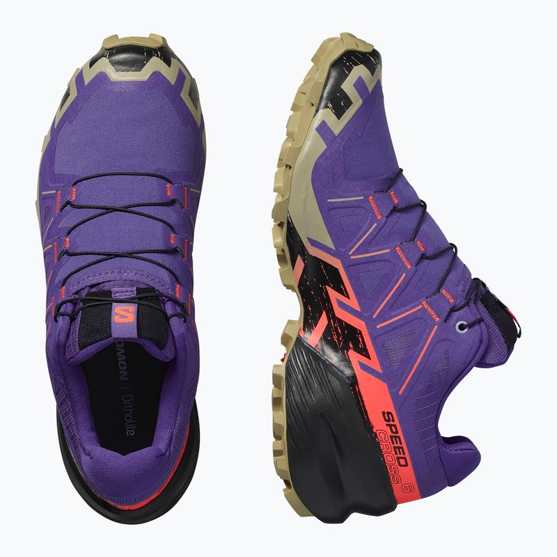 Női futócipő Salomon Speedcross 6 liberty/fekete/neon láng 8