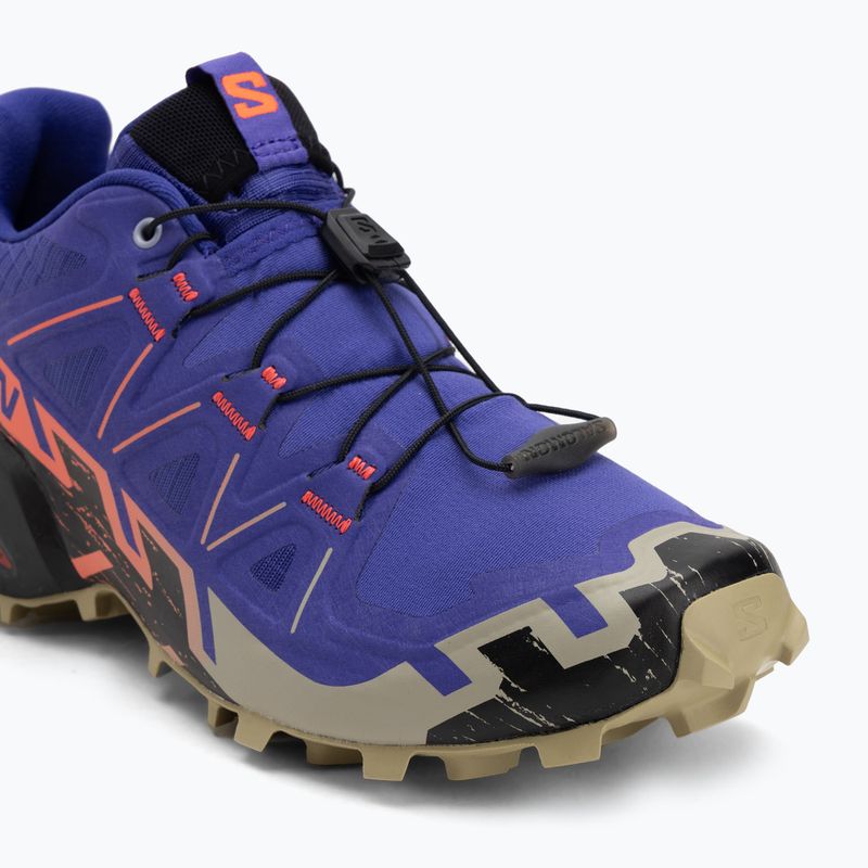 Női futócipő Salomon Speedcross 6 liberty/fekete/neon láng 7