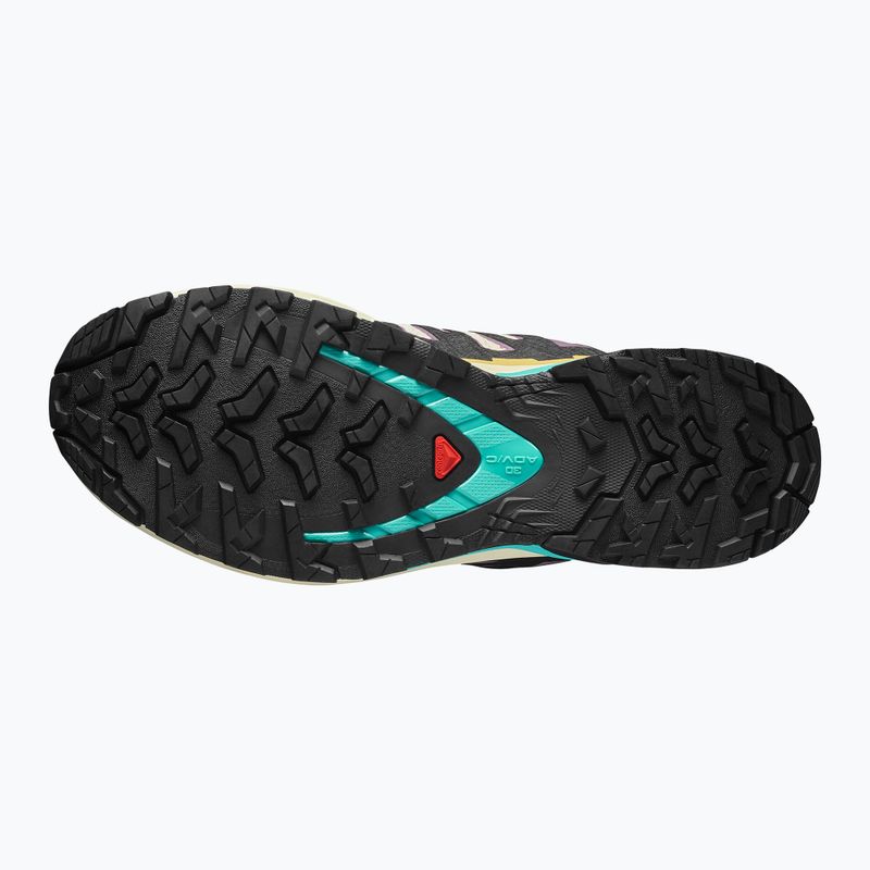 Női futócipő Salomon XA PRO 3D V9 GTX átlátszó sárga/fekete/vízesés 4