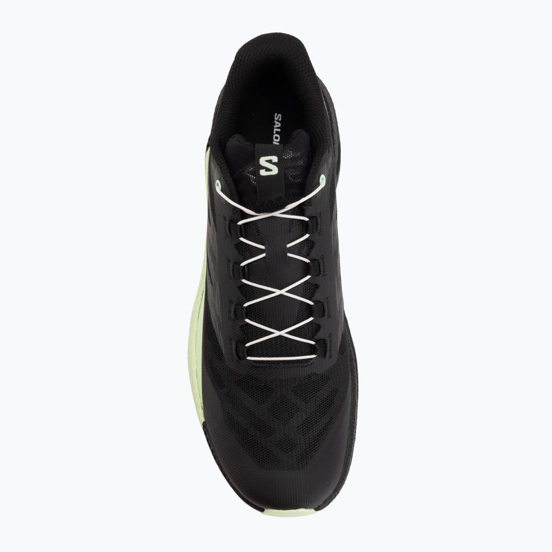 Salomon Pulsar férfi futócipő black/black/patina green 5