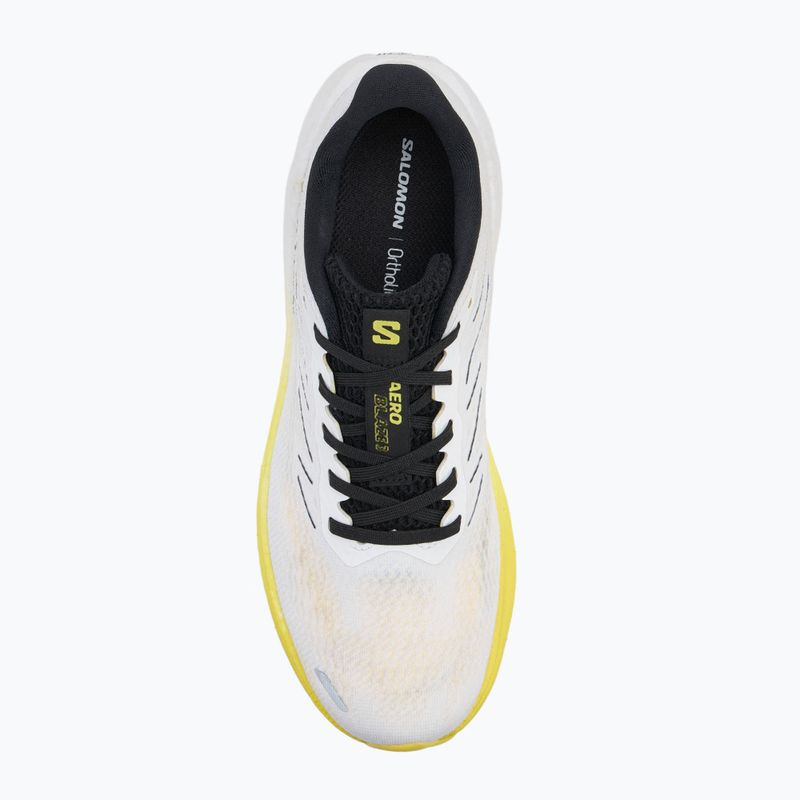 Férfi Salomon Aero Blaze 3 futócipő fehér/fekete/tűzpiros sárga 5