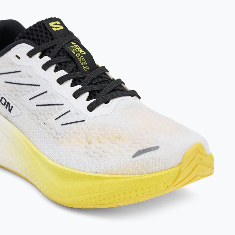 Férfi Salomon Aero Blaze 3 futócipő fehér/fekete/tűzpiros sárga 7