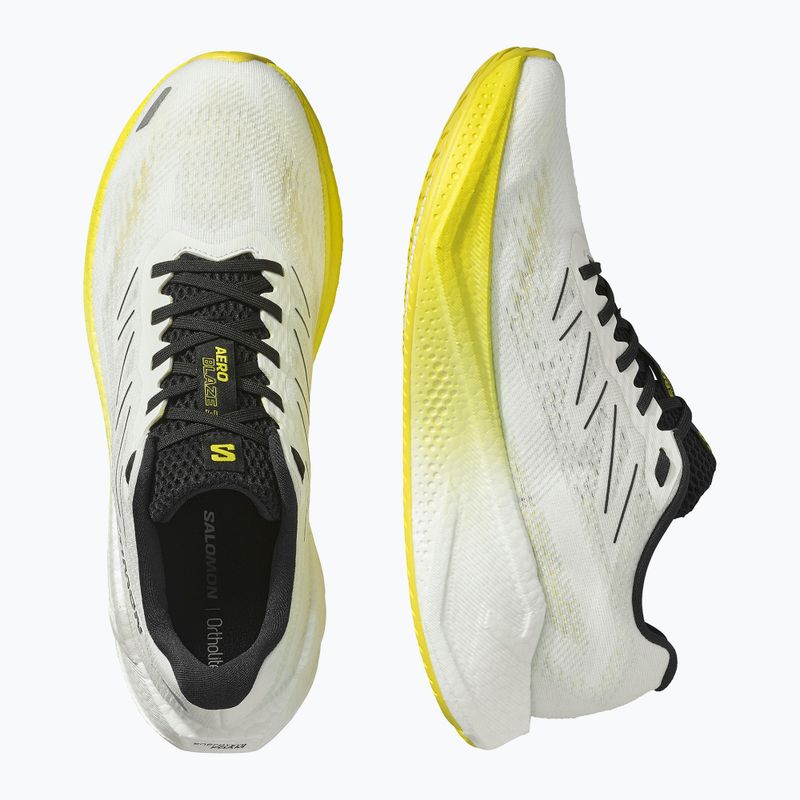 Férfi Salomon Aero Blaze 3 futócipő fehér/fekete/tűzpiros sárga 13