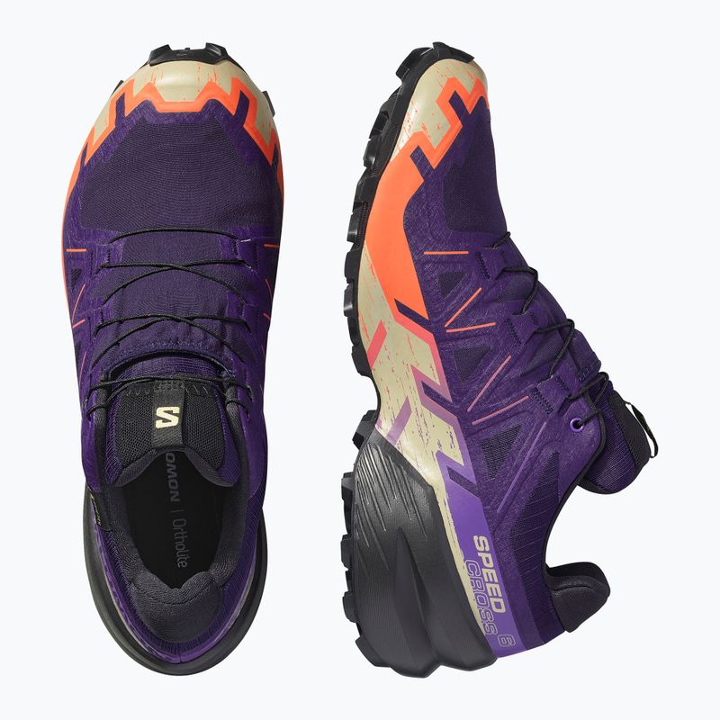 Férfi futócipő Salomon Speedcross 6 GTX maritime blue/fekete/cseresznye paradicsom 6