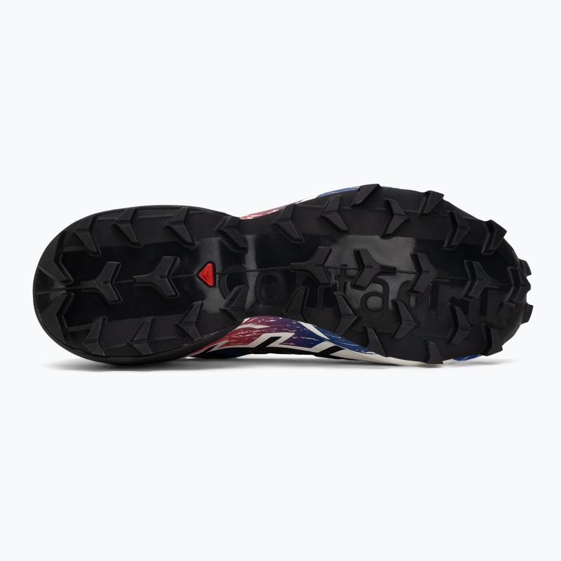 Futócipők Salomon Speedcross 6 GTX surf the web/fiery red/white 4