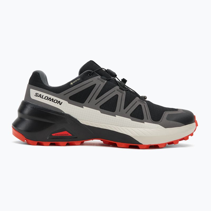 Férfi Salomon Speedcross Peak GTX futócipő fekete/castlerock/cseresznye paradicsom 2