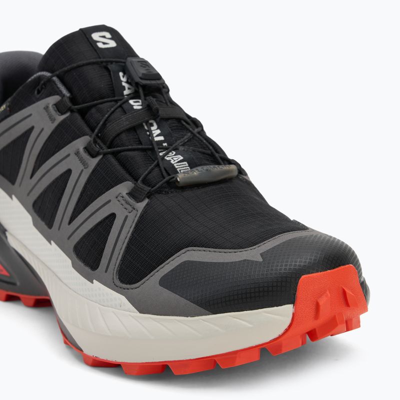 Férfi Salomon Speedcross Peak GTX futócipő fekete/castlerock/cseresznye paradicsom 7