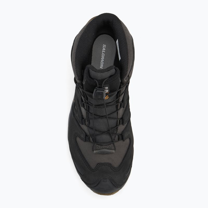 Férfi Salomon XA Tracker GTX túracipő fekete/aszfalt/kóbor barna 5