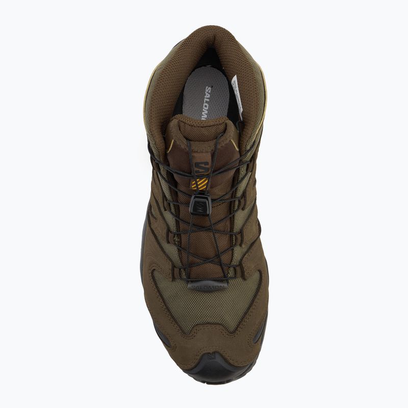Férfi Salomon XA Tracker GTX túracipő earth brown/olive night/fekete 5