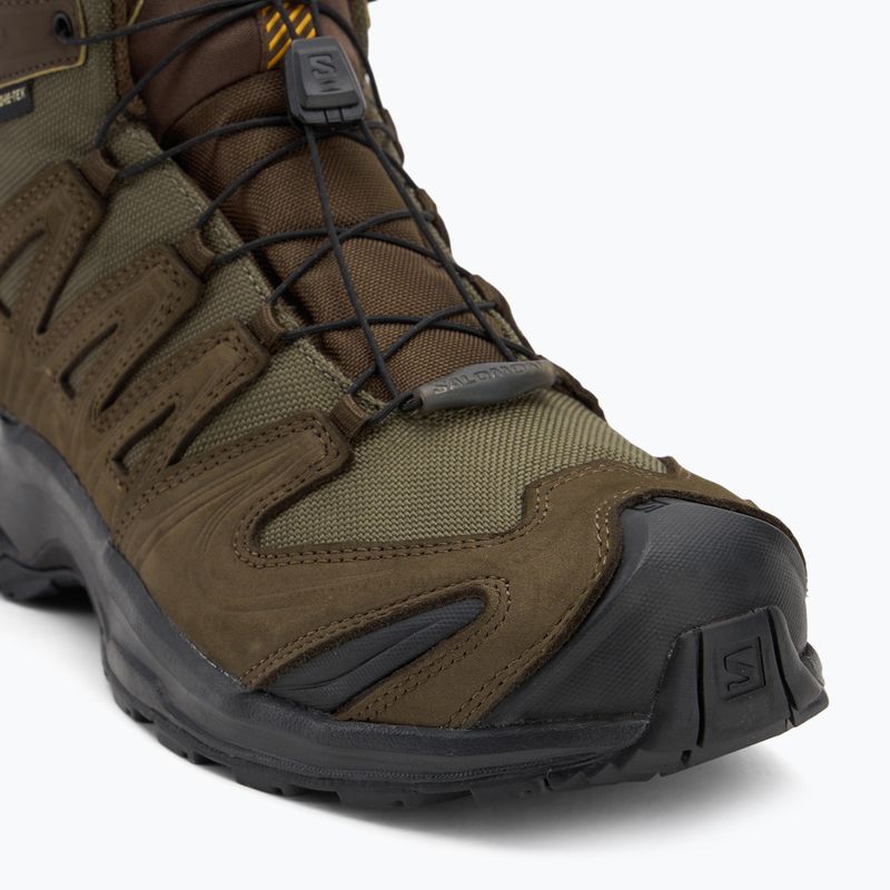 Férfi Salomon XA Tracker GTX túracipő earth brown/olive night/fekete 7
