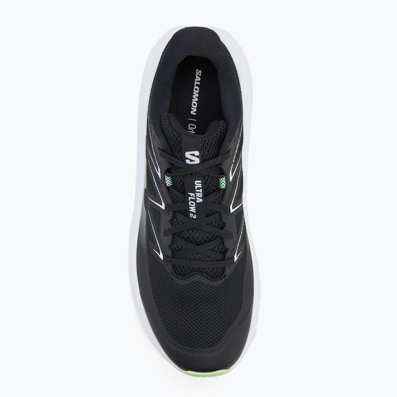 Férfi Salomon Ultra Flow 2 futócipő fekete/fehér/patina zöld 5