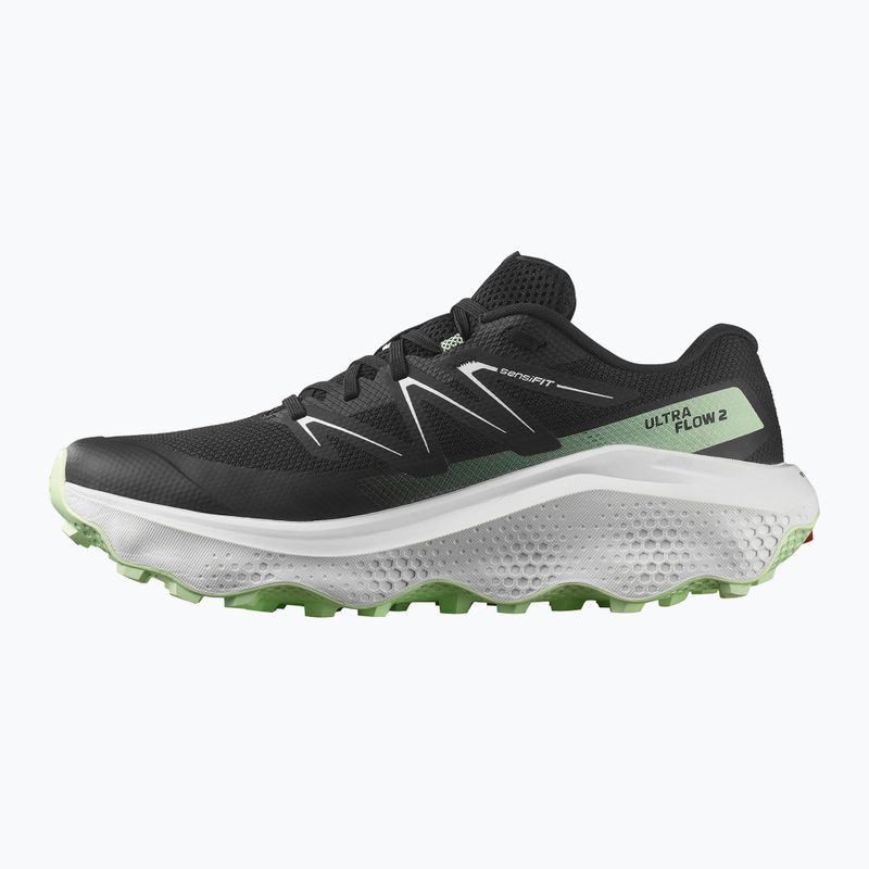 Férfi Salomon Ultra Flow 2 futócipő fekete/fehér/patina zöld 10
