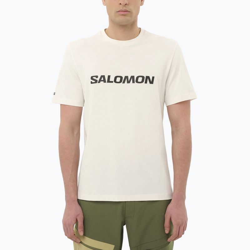 Férfi póló Salomon Logo whisper white