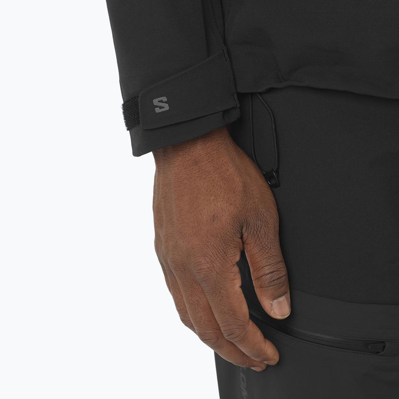 Férfi kabát Salomon Outpeak Softshell deep black 5