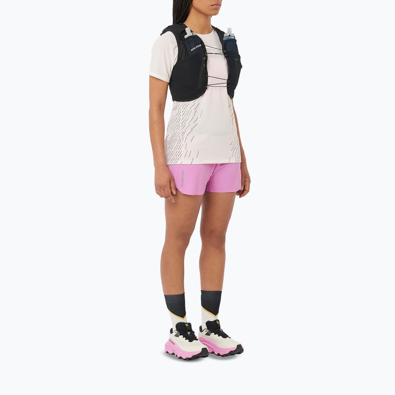 Női futópóló Salomon Sense Aero SS Tee GFX whisper white 2