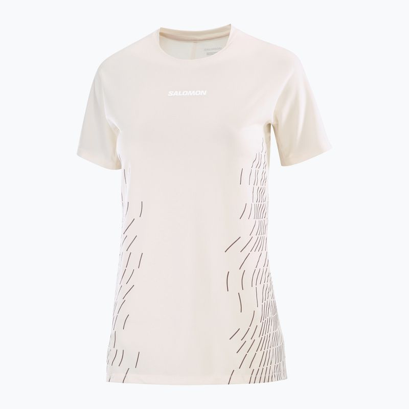 Női futópóló Salomon Sense Aero SS Tee GFX whisper white 5