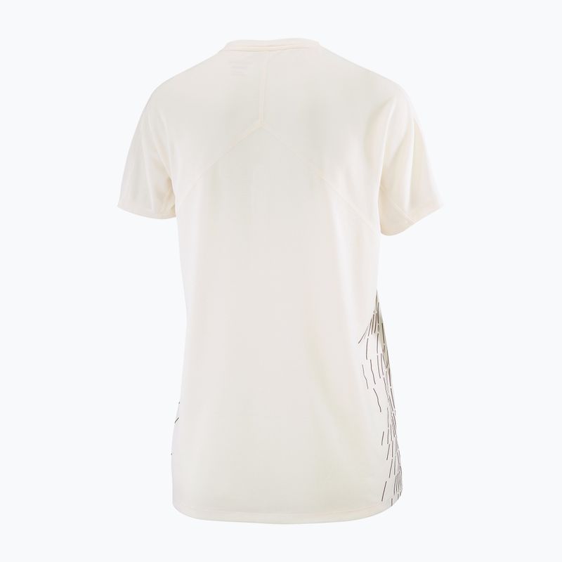 Női futópóló Salomon Sense Aero SS Tee GFX whisper white 6
