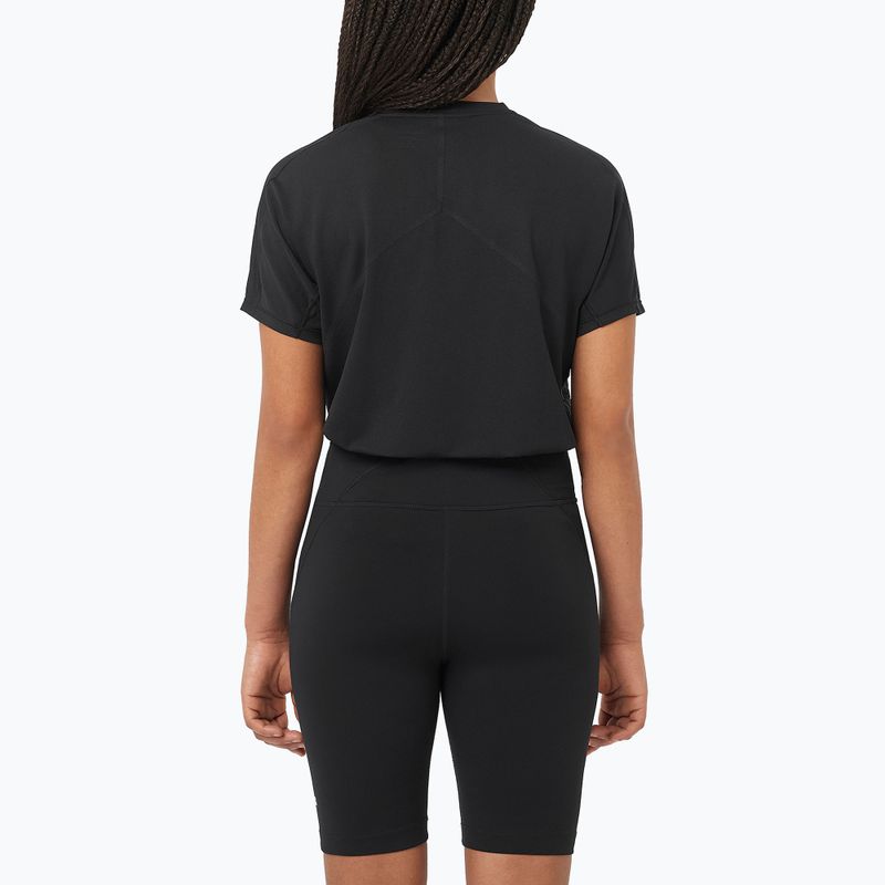 Női futópóló Salomon Sense Aero SS Tee GFX deep black 2