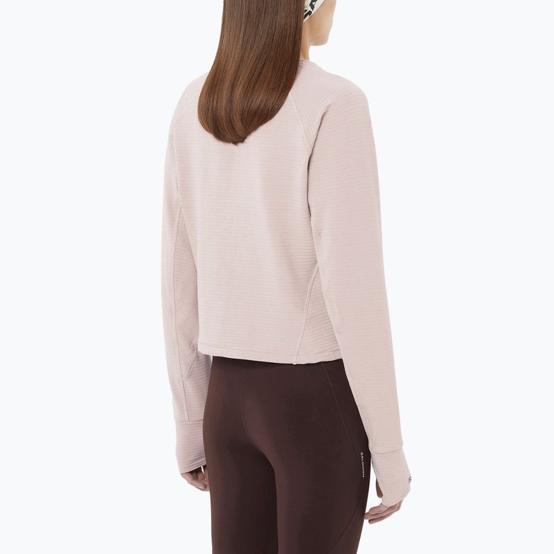 Női túrapulóver Salomon Essential Lightwarm CN etherea 2