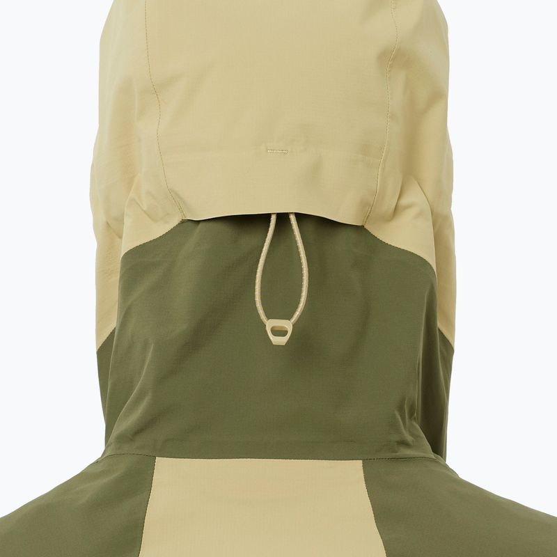 Férfi softshell dzseki Salomon Outherpath Pro 2.5 l szürke zöld/szőlőlevél 3