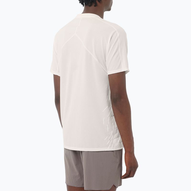 Férfi futópóló Salomon Sense Aero GFX whisper white 2