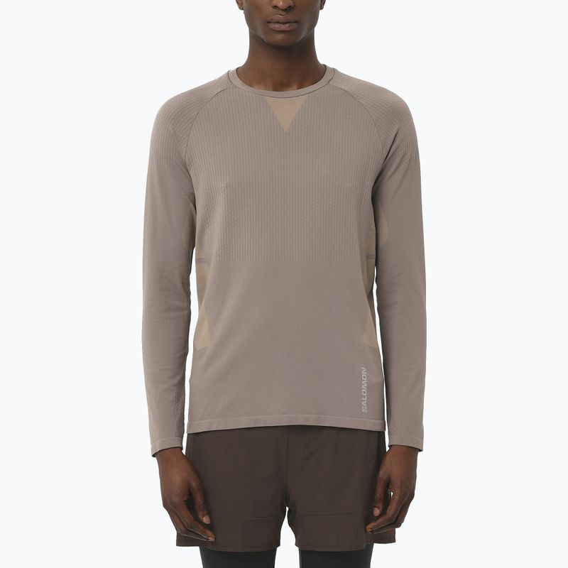 Férfi futó hosszú ujjú Salomon Sense Aero Seamless Tee vasaló
