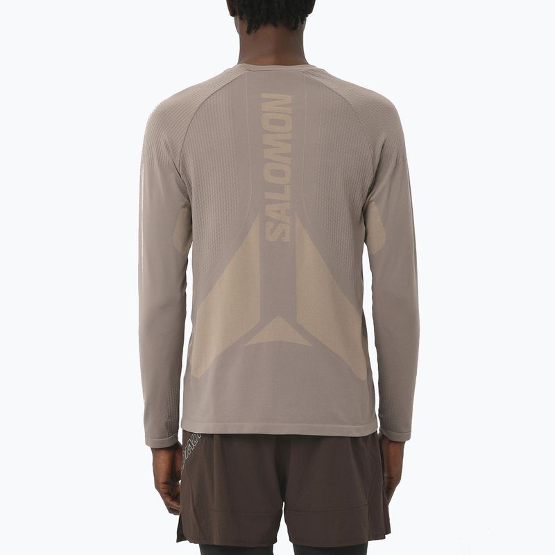 Férfi futó hosszú ujjú Salomon Sense Aero Seamless Tee vasaló 2