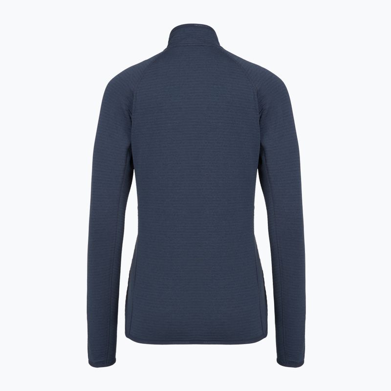 Női polár pulóver Salomon Lightwarm Full Zip blue nights 6