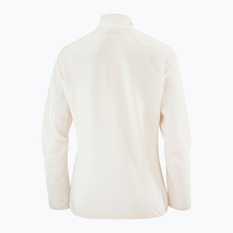 Női túrapulóver Salomon Essential Lightwarm Half Zip whisper white 6