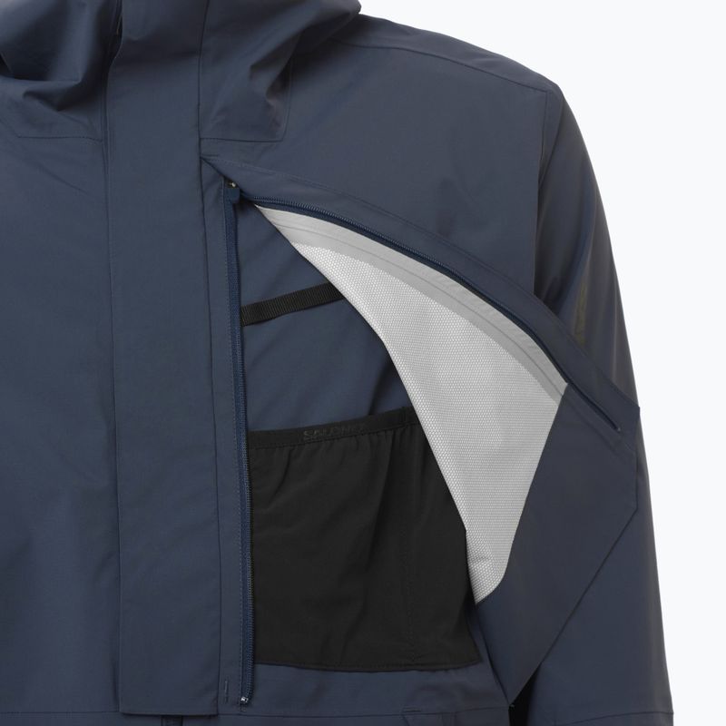 Férfi softshell dzseki Salomon Outherpath Pro 2.5 l blue nights 5