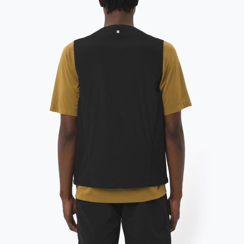 Salomon Mountain Flex Hybrid mélyfekete futó mellény 2