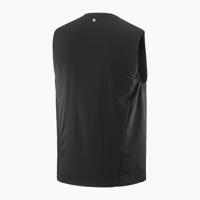 Salomon Mountain Flex Hybrid mélyfekete futó mellény 5