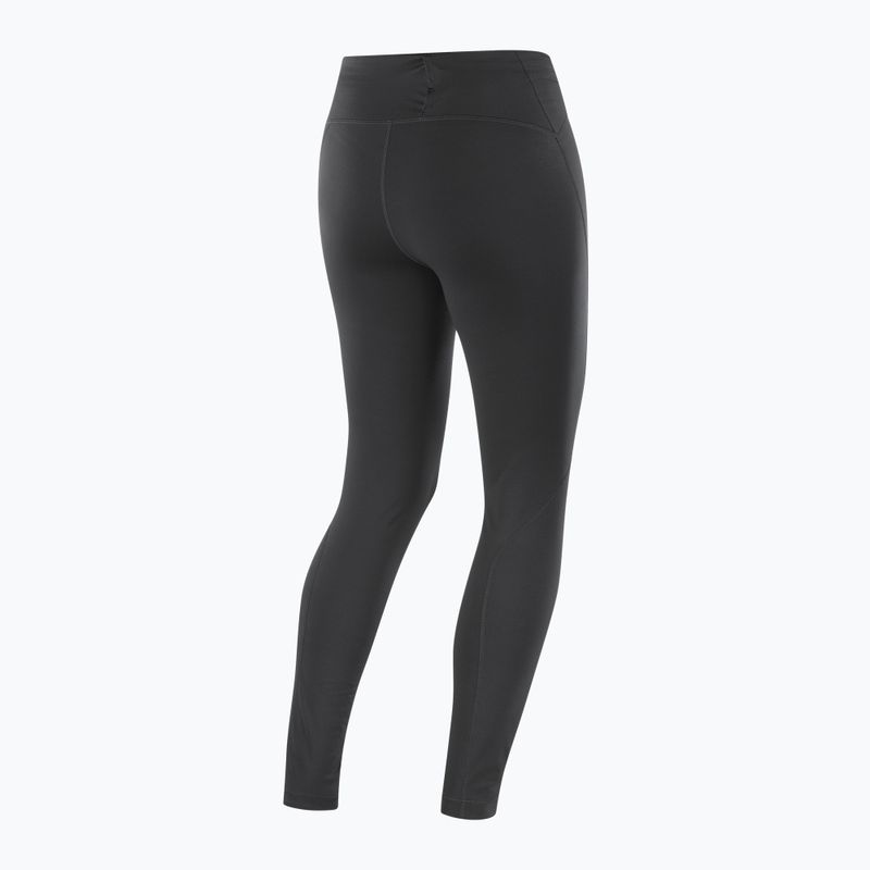 Női futó leggings Salomon Shakeout Core Warm mély fekete 6