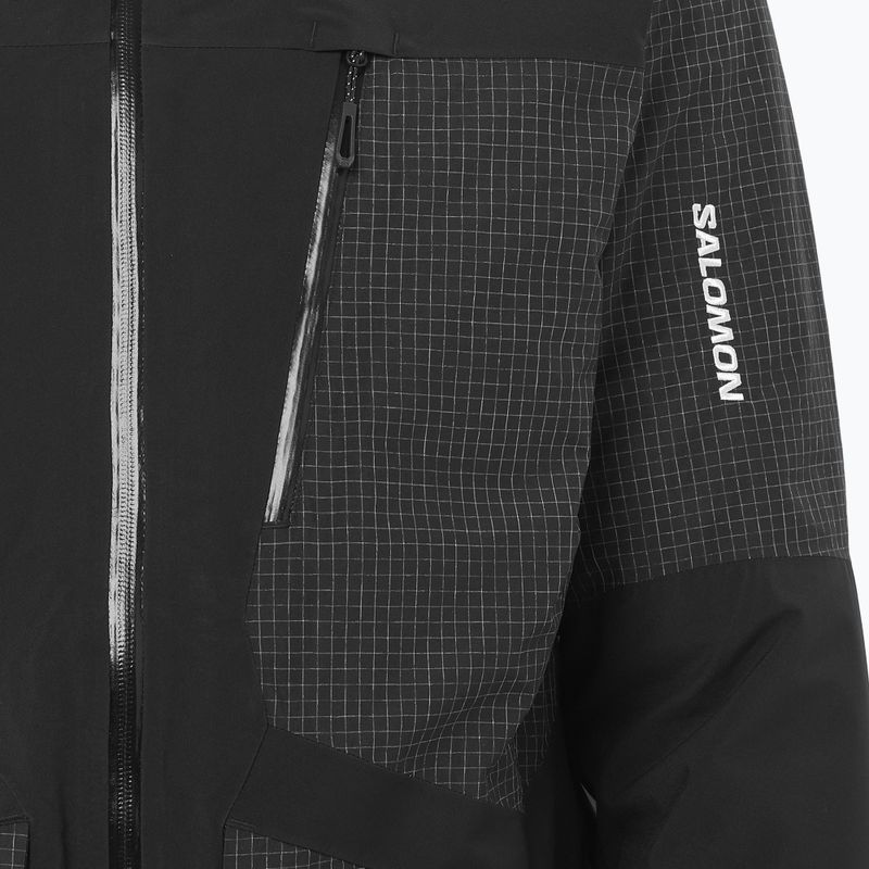 Férfi síkabát Salomon Spark deep black 4