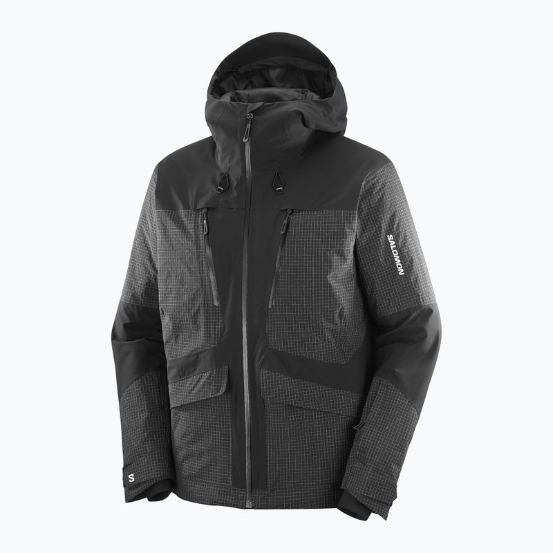 Férfi síkabát Salomon Spark deep black 8
