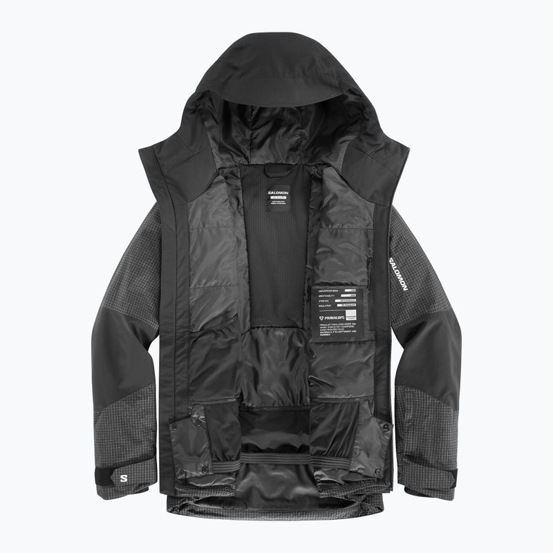 Férfi síkabát Salomon Spark deep black 9