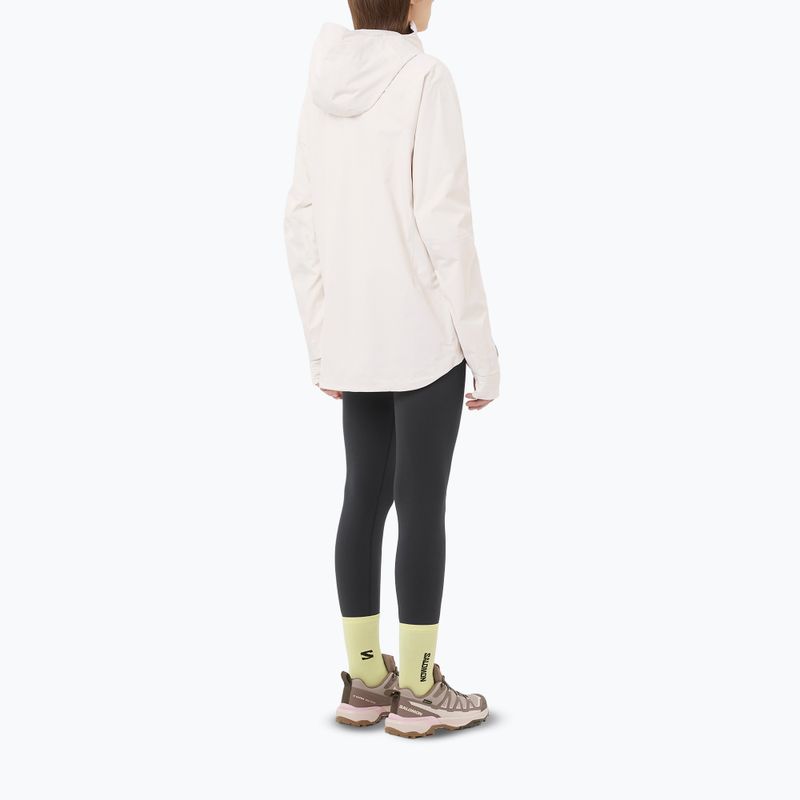 Női polár pulóver Salomon Essential Lightwarm whisper white 2