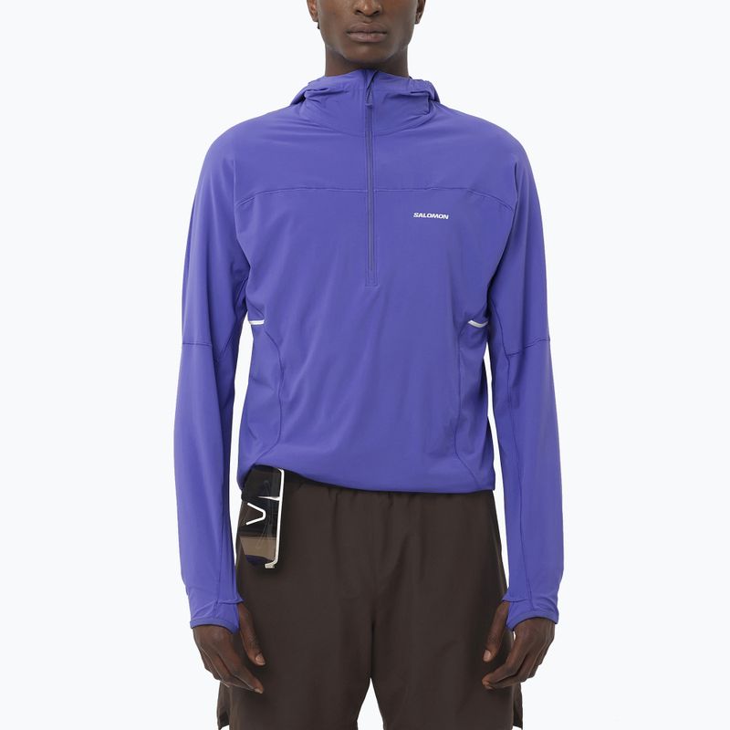 Férfi Salomon Sense Aero Half Zip Hoodie libery
