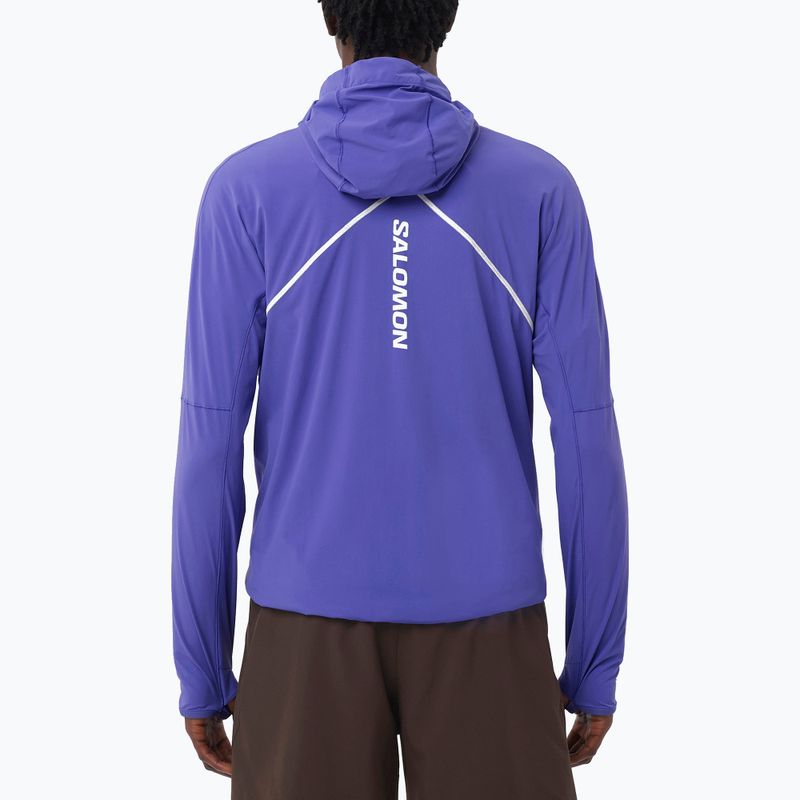 Férfi Salomon Sense Aero Half Zip Hoodie libery 2