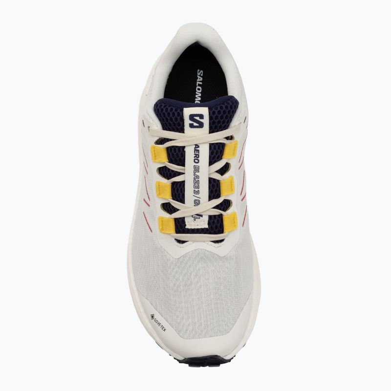 Női Salomon Aero Blaze 3 Gravel GTX futócipő vanilla ice/astral aura/lemon 5