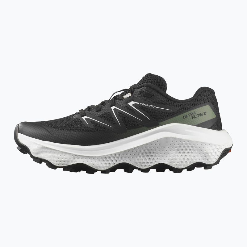 Női futócipő Salomon Ultra Flow 2 fekete/fehér/agave zöld 10