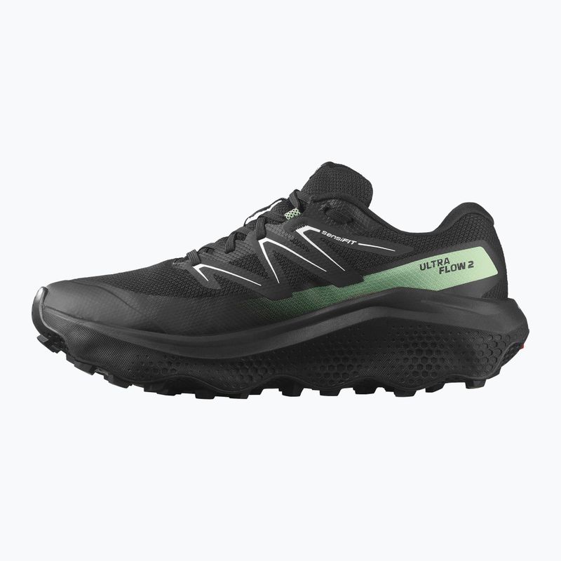 Férfi Salomon Ultra Flow 2 GTX futócipő fekete/fekete/patina zöld 9