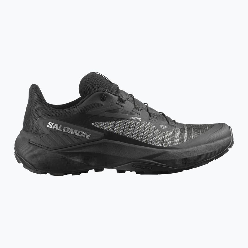 Salomon Genesis black/black/silver férfi futócipő 8