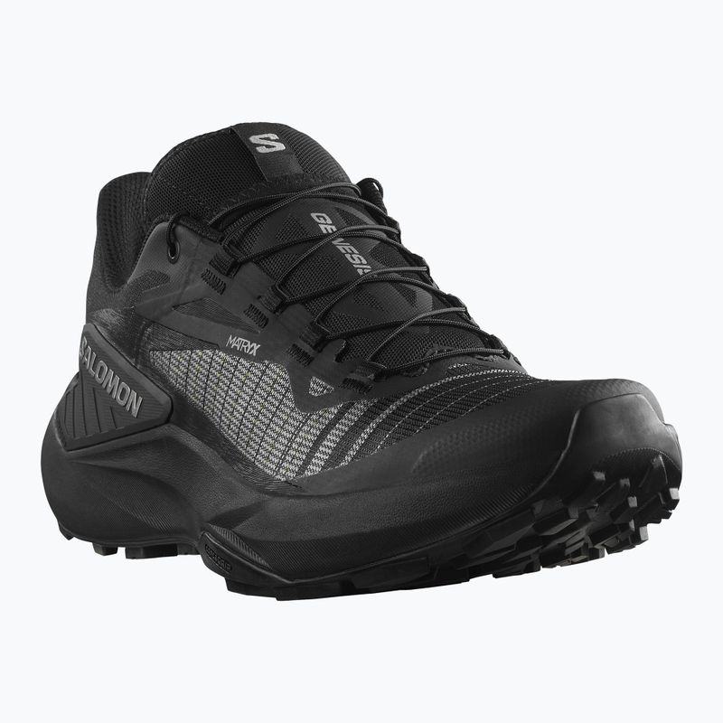 Salomon Genesis black/black/silver férfi futócipő 9