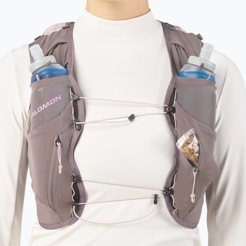 Női futómellény Salomon Advance Skin 12 Gradient Set iron/shadow gray 6