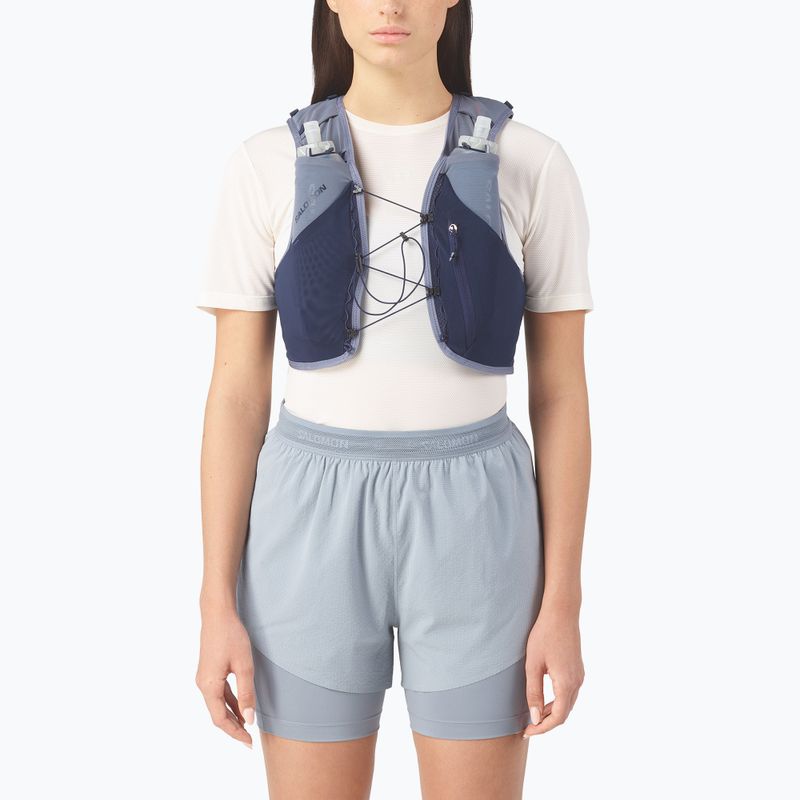Salomon Advance Skin 5 Gradient Set futó mellény maritime blue/gray 3
