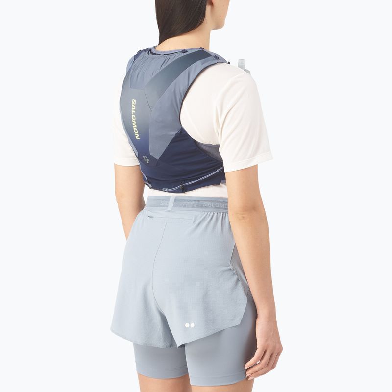 Futó mellény Salomon ADV SKIN 5 Gradient Set maritime blue/gray 4