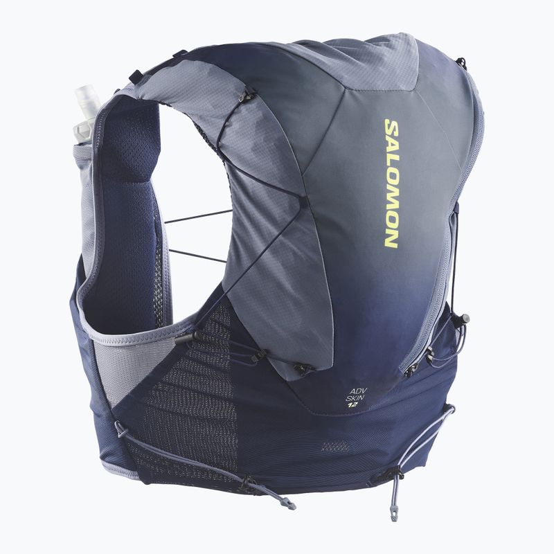 Salomon futó mellény ADV SKIN 12 Gradient Set martime blue/gray 2